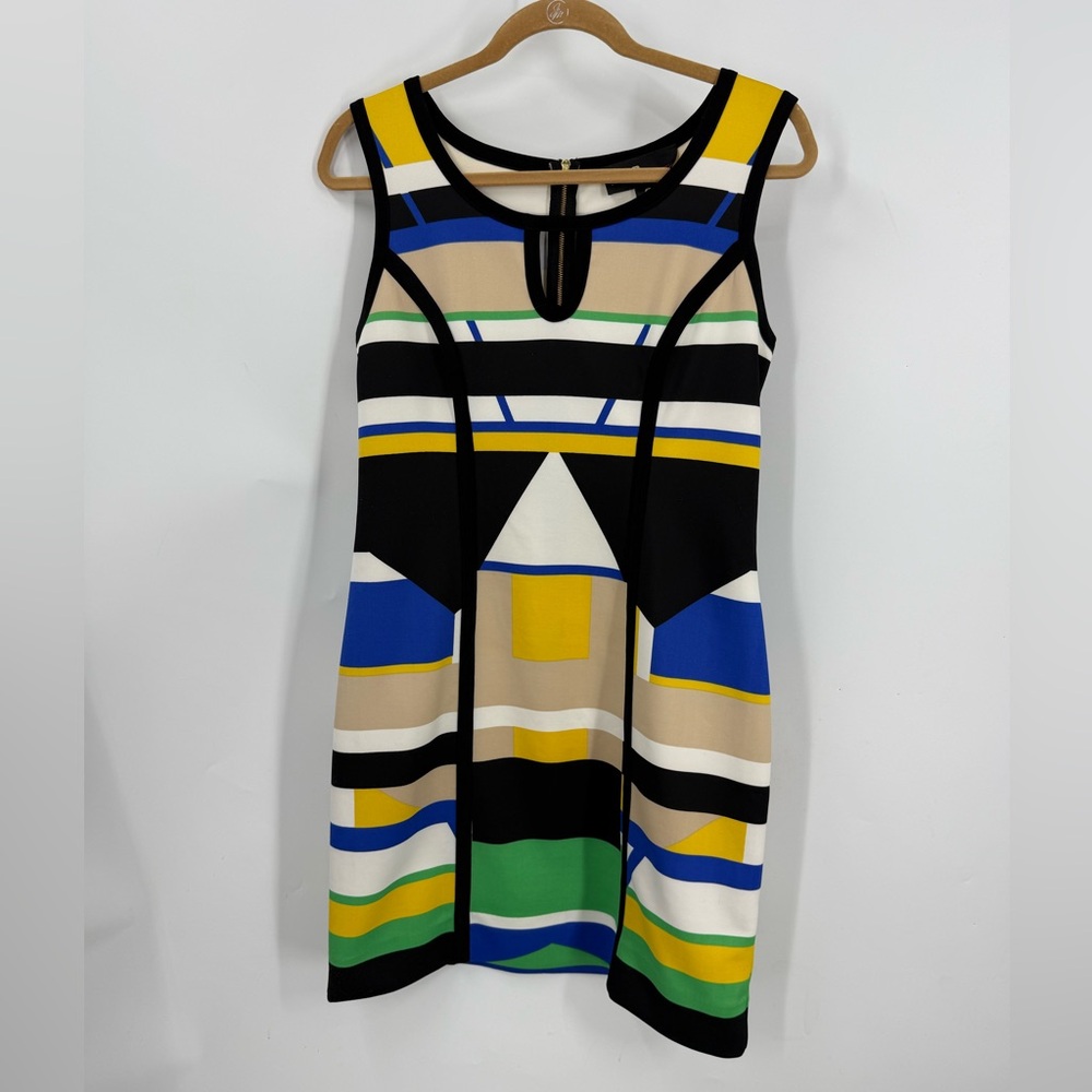 Miss Sixty Black and White Sheath Mini Dress